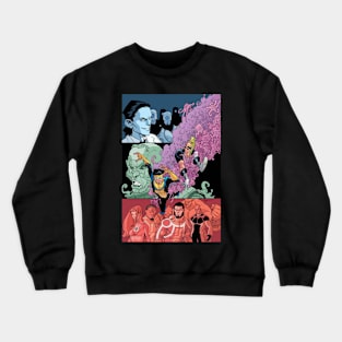 invincible poster Crewneck Sweatshirt